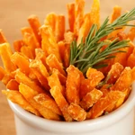 Patate carotte en batonnets